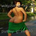Pussy green