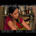 Beach sex club