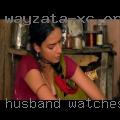 Husband watches swapping