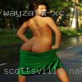Scottsville, naked woman