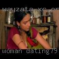 Woman dating